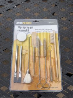 19 Pc Spray Gun Cleaning Kit 