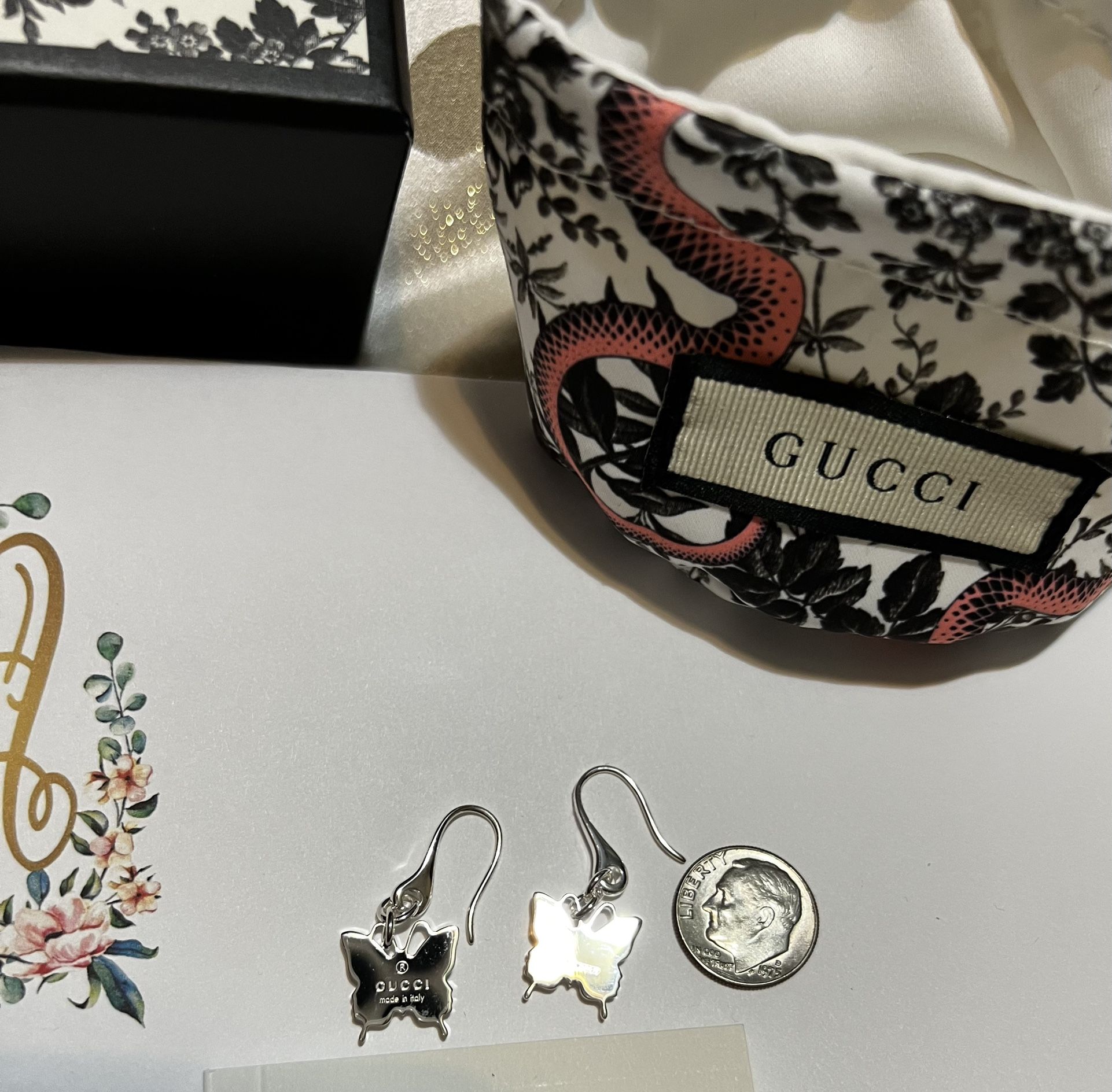 Gucci Silver Earrings 925 Jewelry
