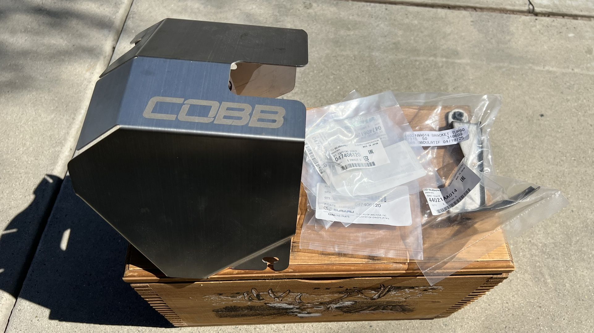Cobb Turbo Heatshield & Subaru Upper Bracket And Hardware For Heatshield