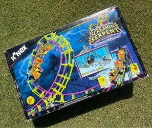 K NEX SCREAMING SERPENT ROLLER COASTER BOXED KIT