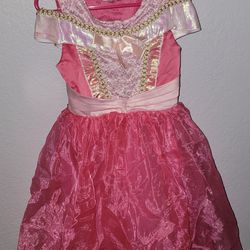 Pink Sleeping Beauty Princess Aurora Costume Dress 4T 5T