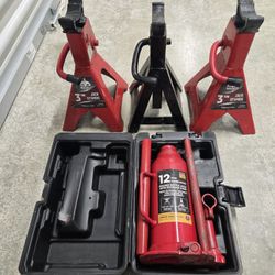 Car Jack with Jack Stand 