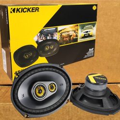 🚨 BLACK FRIDAY 🚨 Kicker 46CSC6934 Car Speakers CS Series 6x9 Inch 3-Way Coaxial 450 Watt System CSC693 🚨 Payment Options Available 🚨 