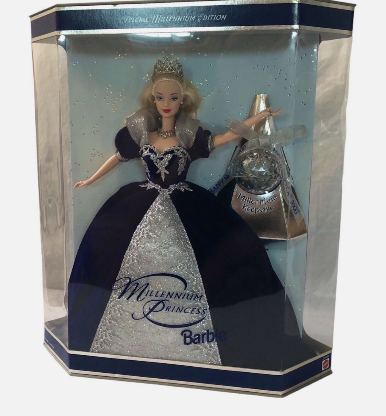 Millennium Princess 2000 Barbie Doll Special Edition with Millenium Keepsake NIB