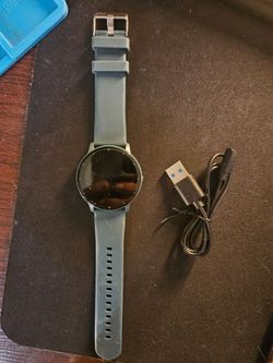 Round Bluetooth Smart Watch & Fitness Tracker -Blue