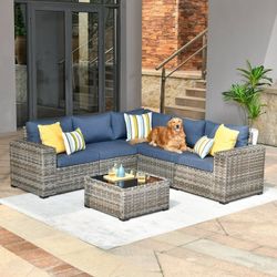 Patio Sofa Set Brand New In The Box Two Colors Available Brand New Modular  Patio Set 🆕🆕🚛🆕