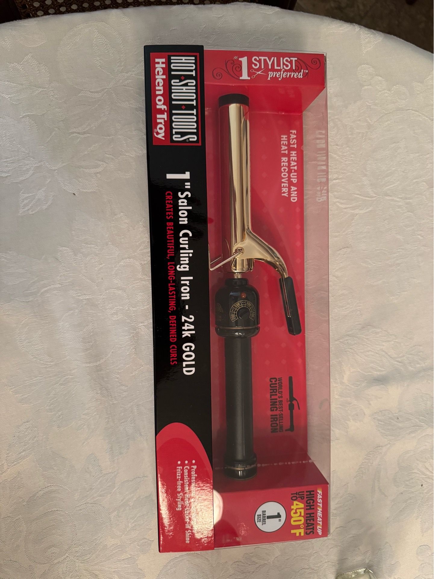Hot Shots 1” Curling Iron 24K