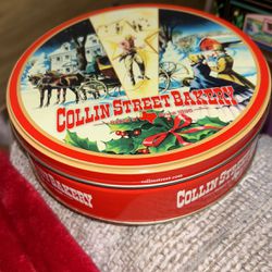 Vintage Collin Street Bakery Fruitcake Tin