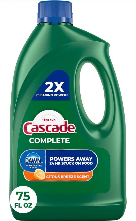Cascade Complete Dishwasher Detergent 75oz - Case of 6