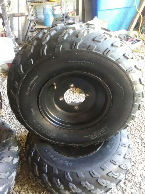 Complete set of ATV tires and rims for Sale in Wildwood, MO OfferUp