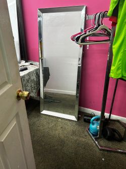Tall standing mirror
