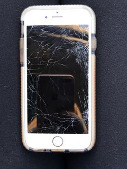 IPhone 6s with cracked screen T-Mobile..