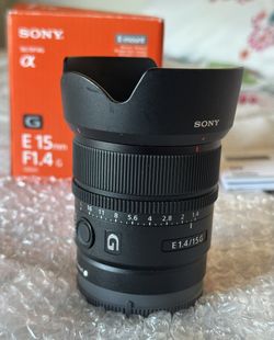 Sony 15mm1.4 G  