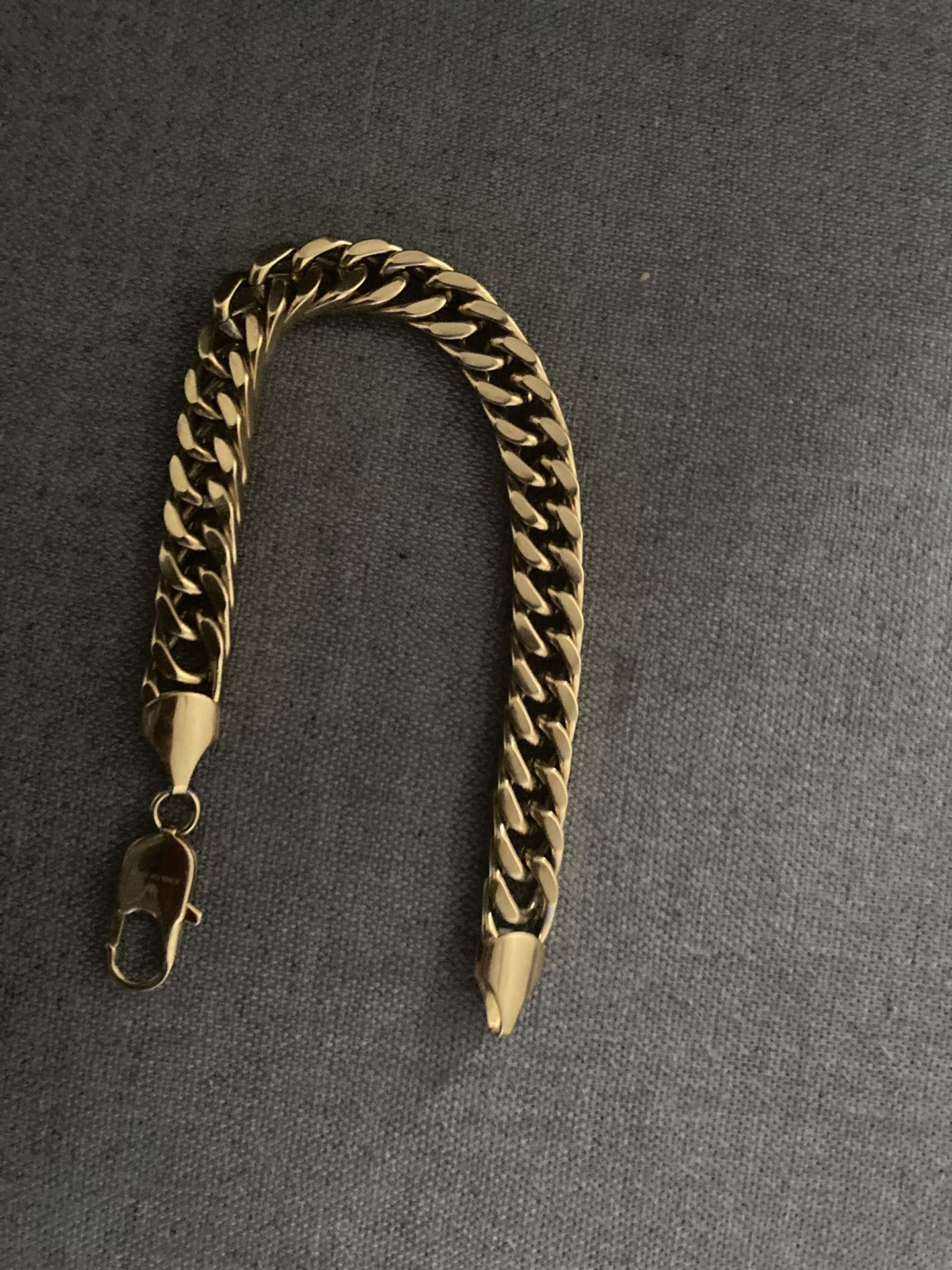 Gold plated bracelet