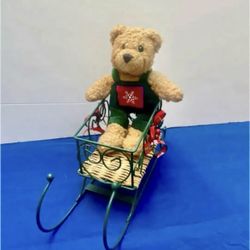 Christmas Teddy Bear/Santa's Sleigh