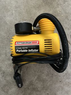 Pittsburgh Portable Inflator 12v 150psi Light