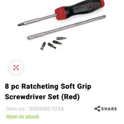 Snap On Ratcheting Screwdriver 