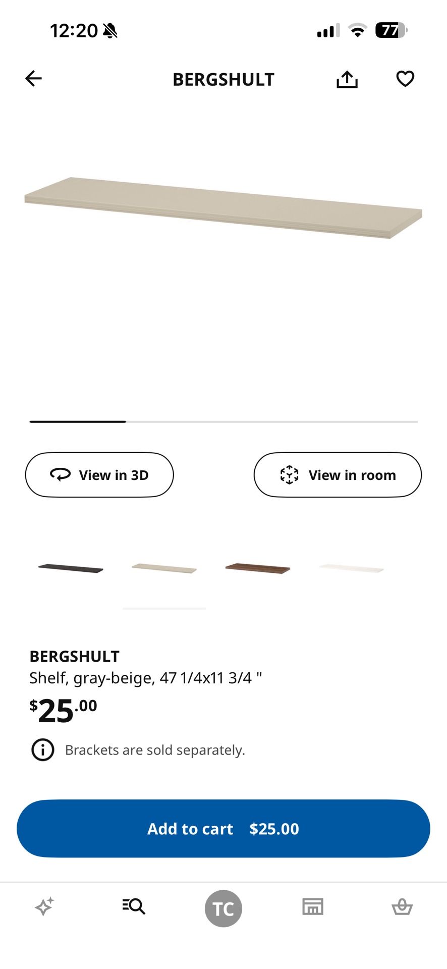 Dark Grey IKEA Shelves (2)