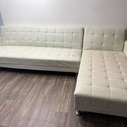 Convertible sectional sofa bed