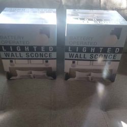 Battery Operated Lighted Wall Sconces