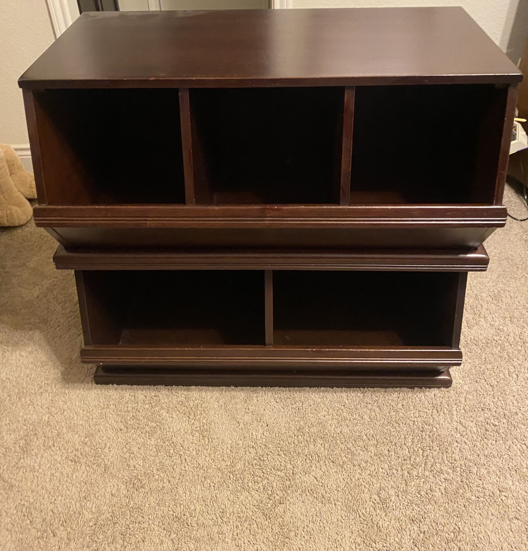 Land Of Nod Wood Cubby Storage