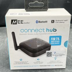 MEE audio Connect Hub Universal Bluetooth Audio Transmitter and Receiver for TV