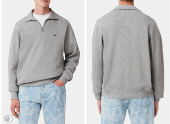 Classic Fit Core Quarter Zip Pullover Lacoste