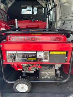 Generator battery electric start