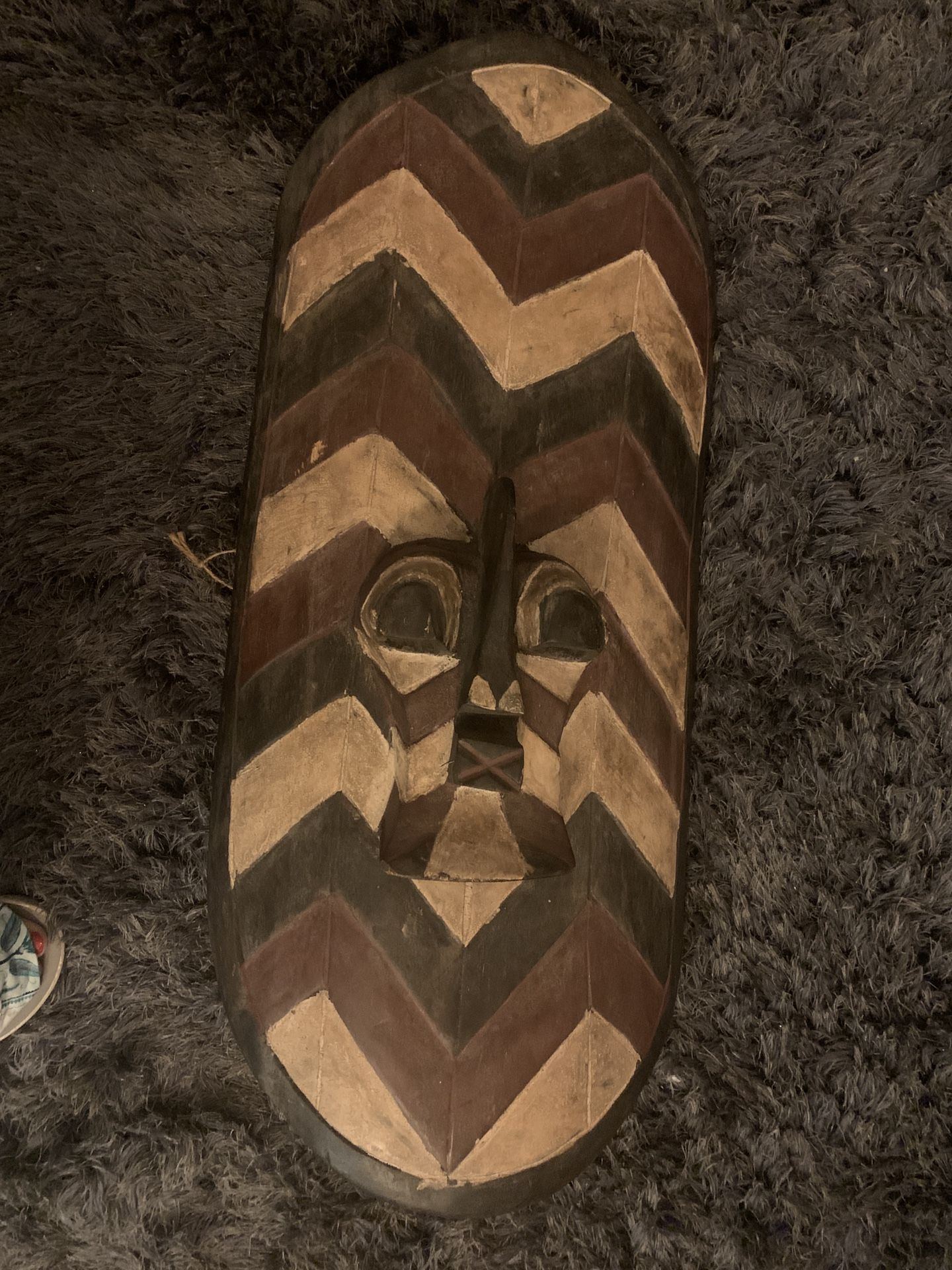 Vintage African Shield from Democratic Republic of The Congo
