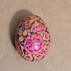 Easter Egg Floral Pink Decorative Egg Home Decor