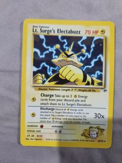 Vintage Pokemon Card
