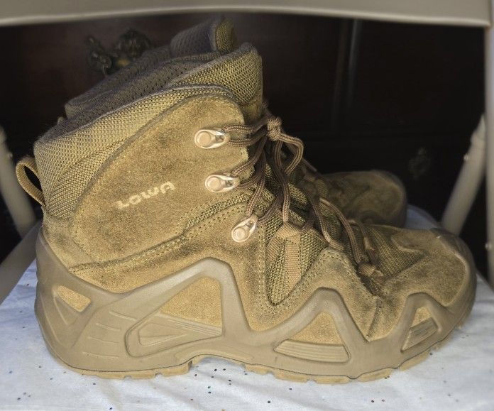 LOWA Zephyr Mid TF Tactical Boots - Coyote Op, Size US 9 / EU 42