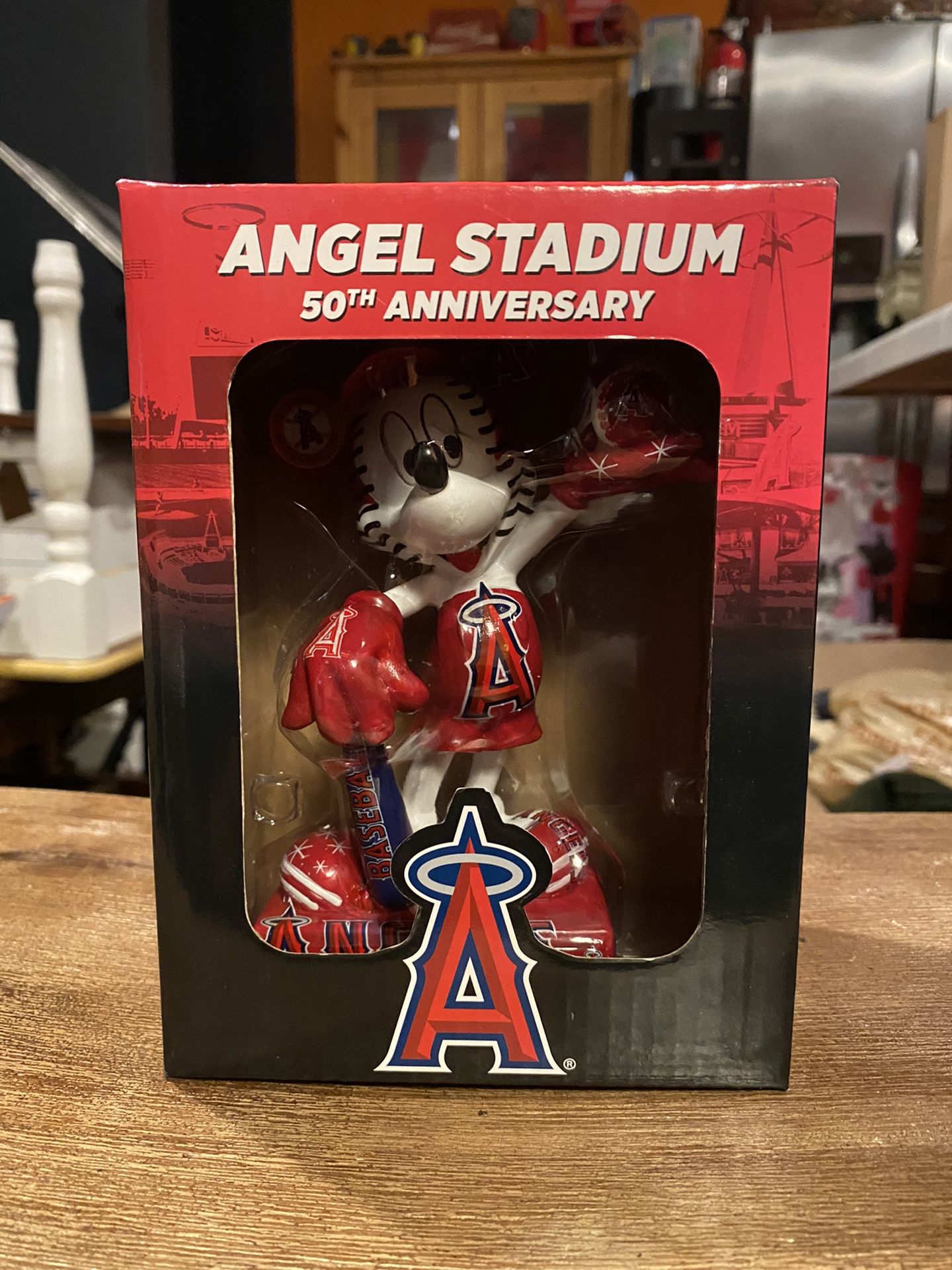 Anaheim Angels Mickey Mouse Plush Disney Forever MLB Baseball 9 in