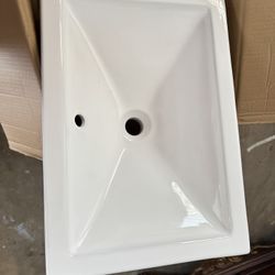 New In Box Top Mount Sink