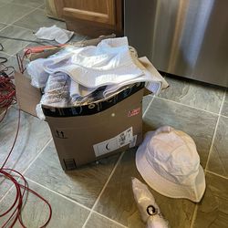 White Cotton Bucket Hats – Unisex Adult – Bulk Available