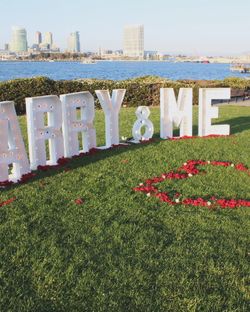 Marry Me Sign