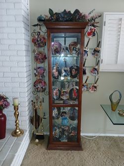 Cherrywood Corio Display Cabinet 