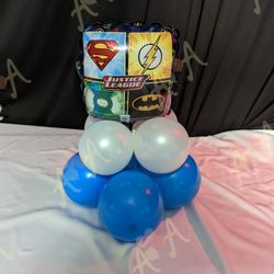 Justice League Balloons Centerpieces 