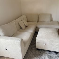 Off White Sectional 