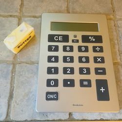 Calculator Oversized Works Perfect
