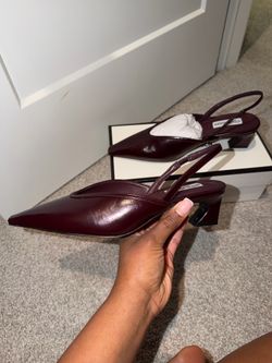 Steve Madden HALEIGH Wine Red Sz 9.5