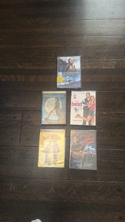 Lot of 5 DVDs Mixed Movies