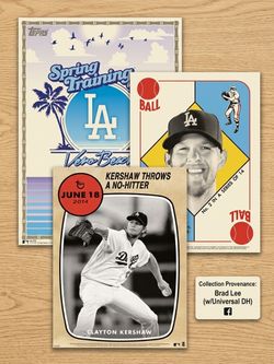 Topps Jumbo Cards 11x14 Clayton Kershaw Dodgers