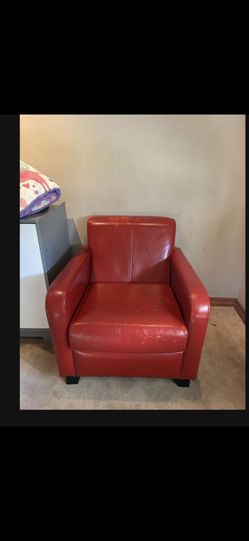 Red Leather Chair