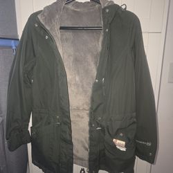 Ladies Jacket Size Small Reversable Waterproof