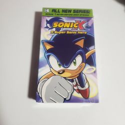 SonicX A Super Sonic Hero VHS Tape