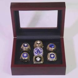 La Dodgers Championship Rings #MLB ( Set of #7 ) ( 2020 ) ( 1988 ) ( 1981 ) ( 1985 ) ( 1965 ) ( 1963 ) ( 1959 )