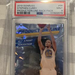 Stephen Curry 2010 Donruss