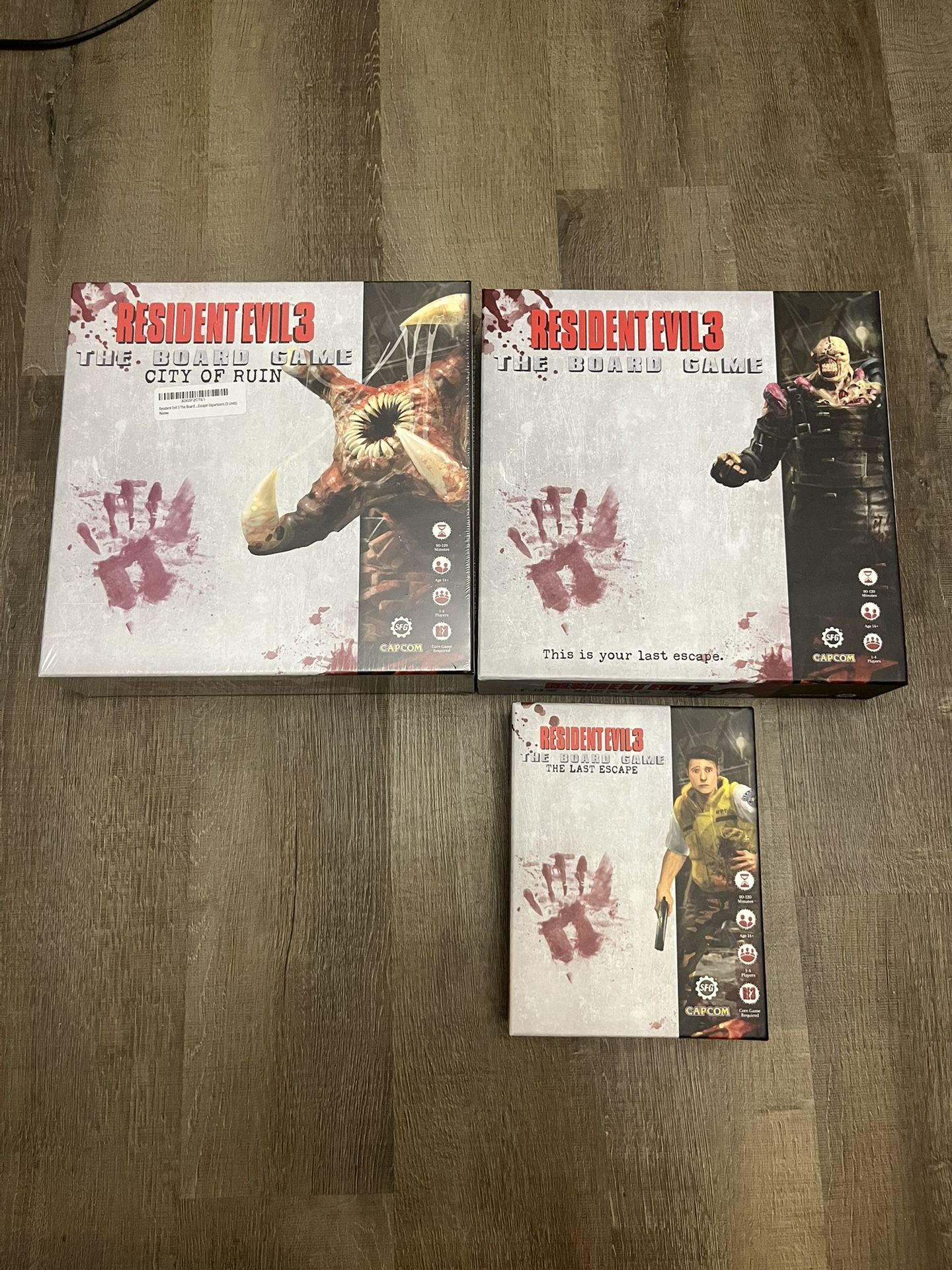 Resident Evil 3 Board Game Complete Bundle – Includes Brand New Expansion!