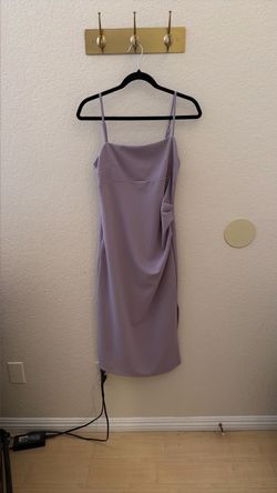 Lavender Spaghetti Strap Mini Dress
